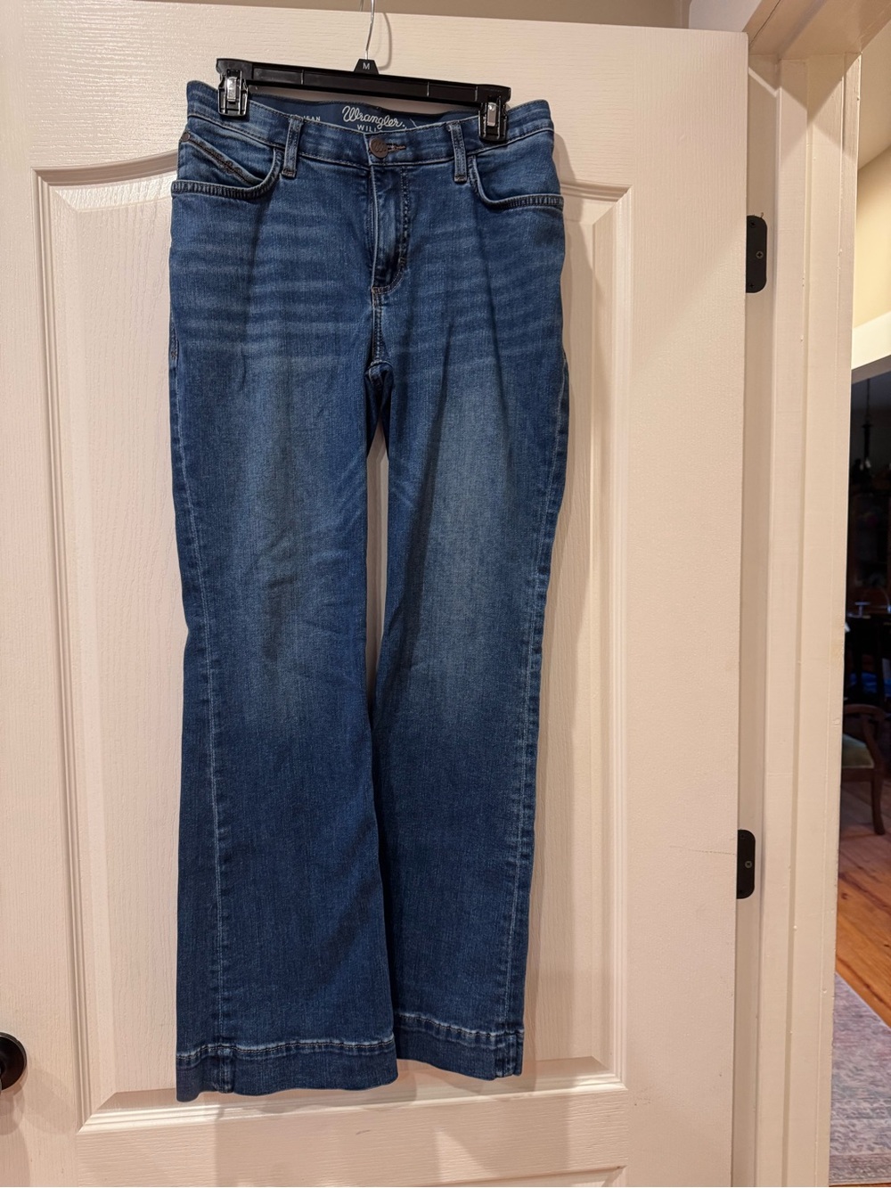 Wrangler Women's Dark Blue Trouser Jeans